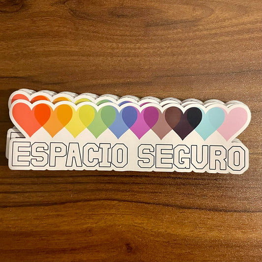 Spanish Safe Space Window Cling