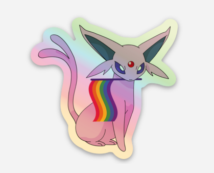 Eevee + Evolutions Pokemon Pride Stickers