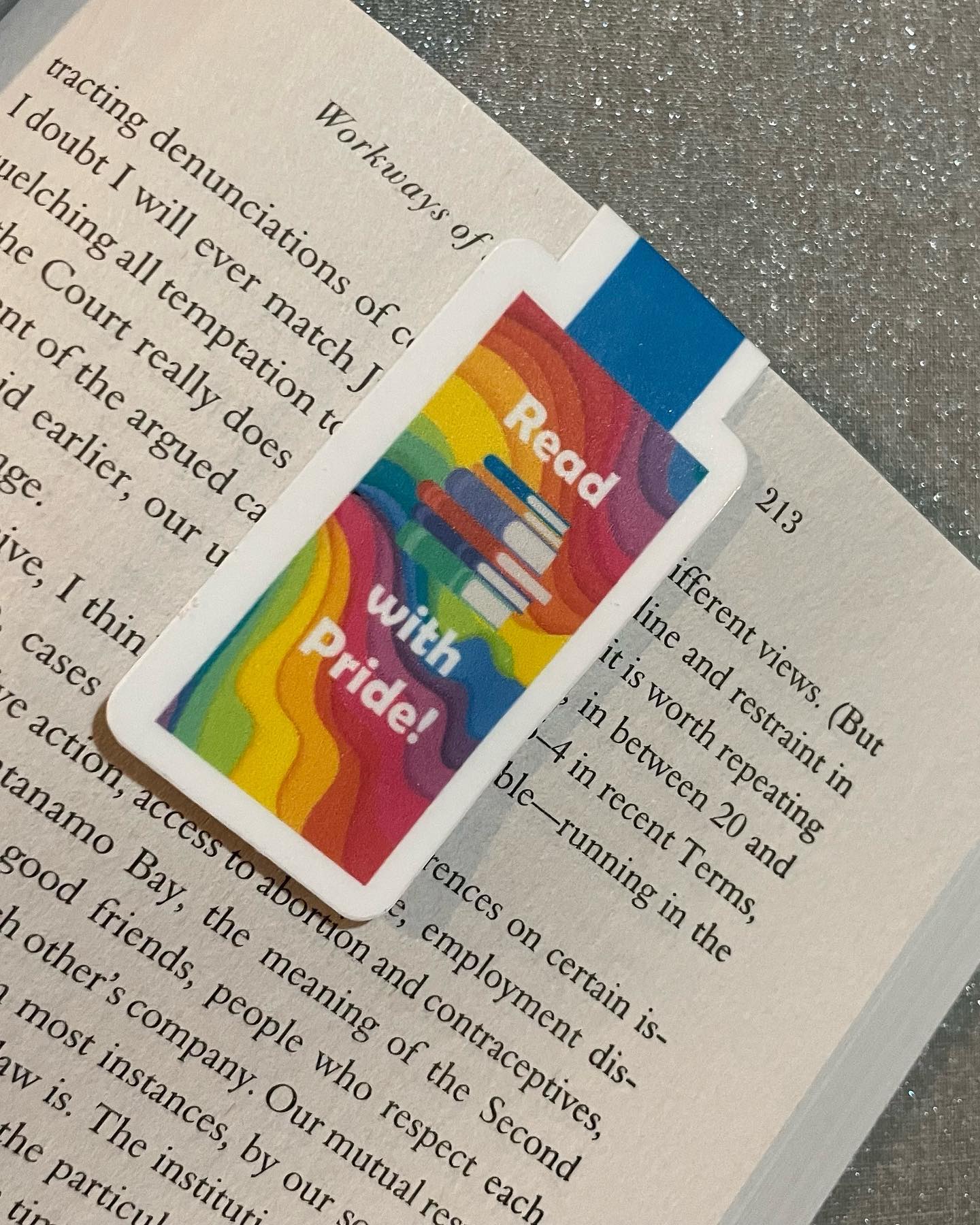 Read with Pride Magnetic Bookmark