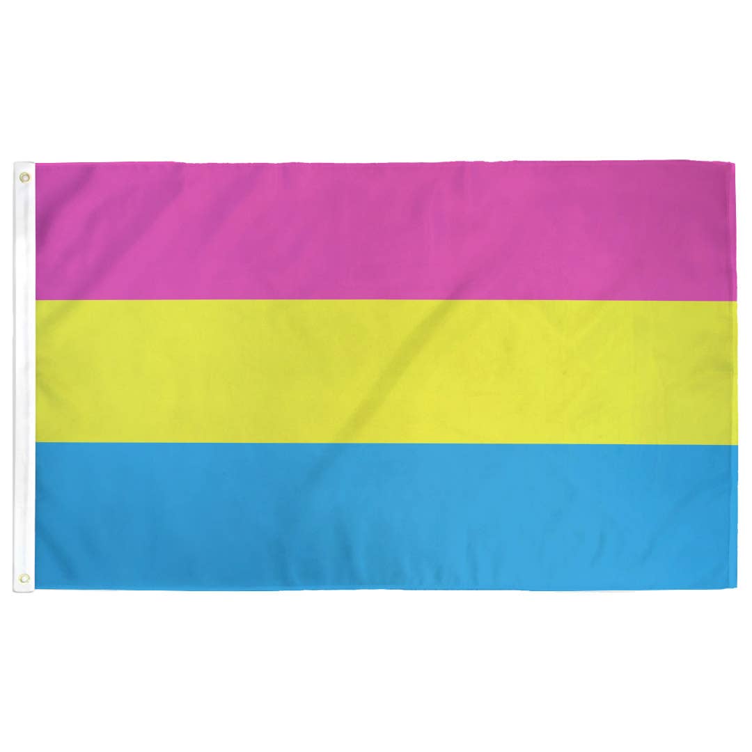 Pansexual (Pan) Pride Flag 3' x 5'