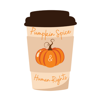 Pumpkin Spice & Human Rights Sticker