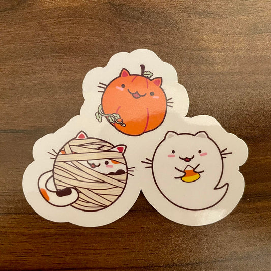 Spooky Cats Sticker