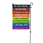In This House Garden Flag