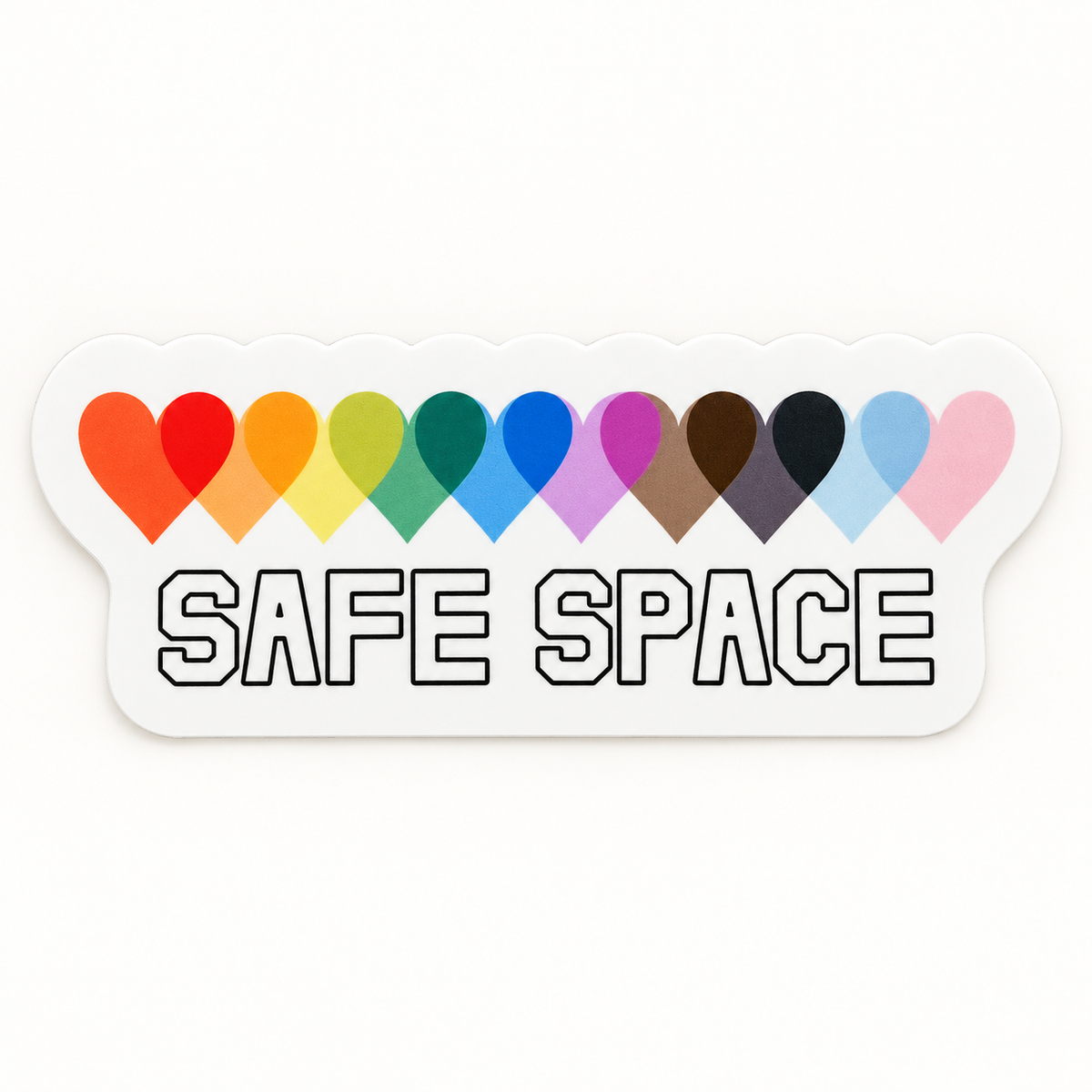Safe Space Window Cling