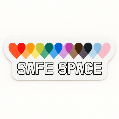 Safe Space Window Cling