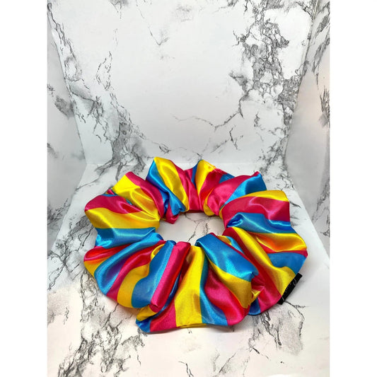 Pansexual Pride Flag Silk Scrunch
