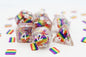 Foam Brain Games Pride Flag RPG Dice Set