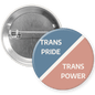 Trans Pride/Trans Power Vintage Pinback Button
